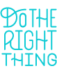 Do the right thing Icon