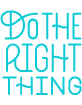 Do the right thing Icon